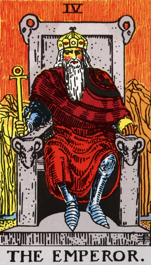 Carta O Imperador, Arcano 4