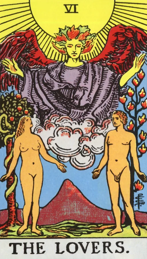 Carta Os Enamorados, Arcano 6