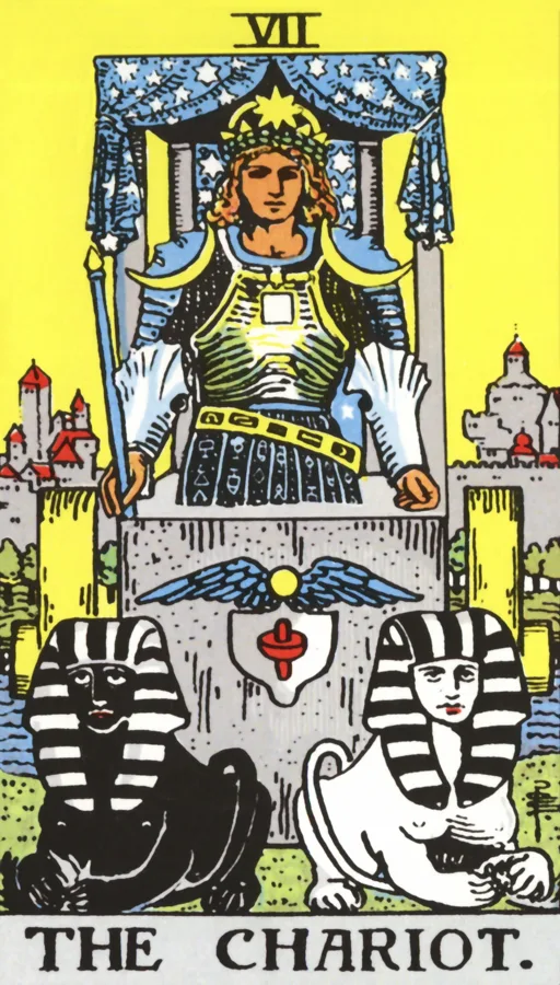 Carta A Carruagem, Arcano 7