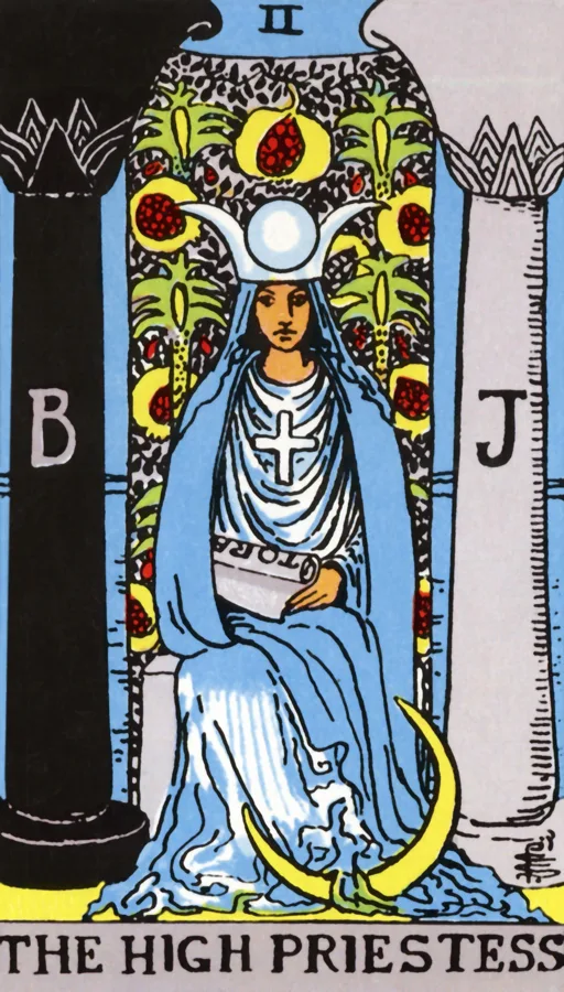 Carta A Sacerdotisa, Arcano 2